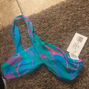 WeWoreWhat Blue and Purple Bikini Top